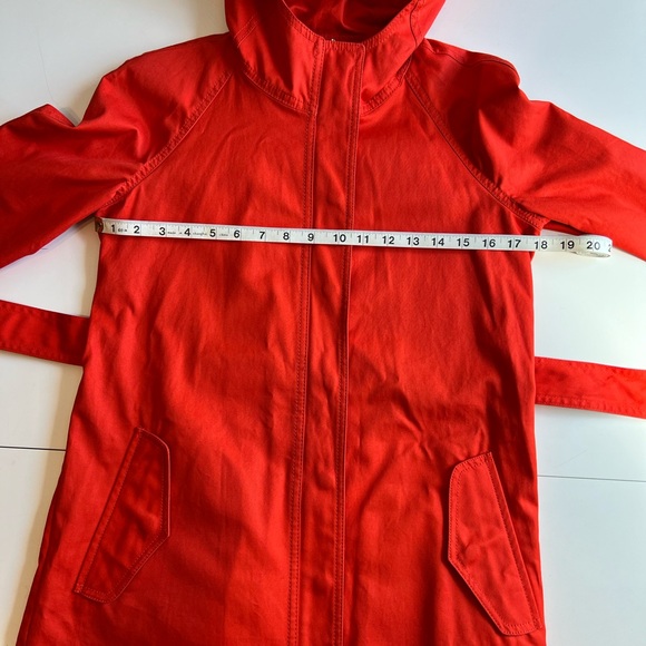 J. Crew Matinee Trench Coat - SIZE 0/MODERN RED - Picture 11 of 14